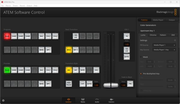 ATEM Software Control (Switcher)