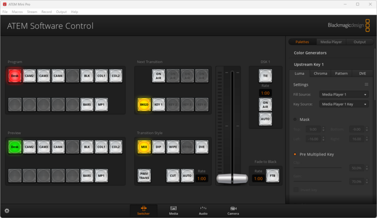 ATEM Software Control (Switcher)