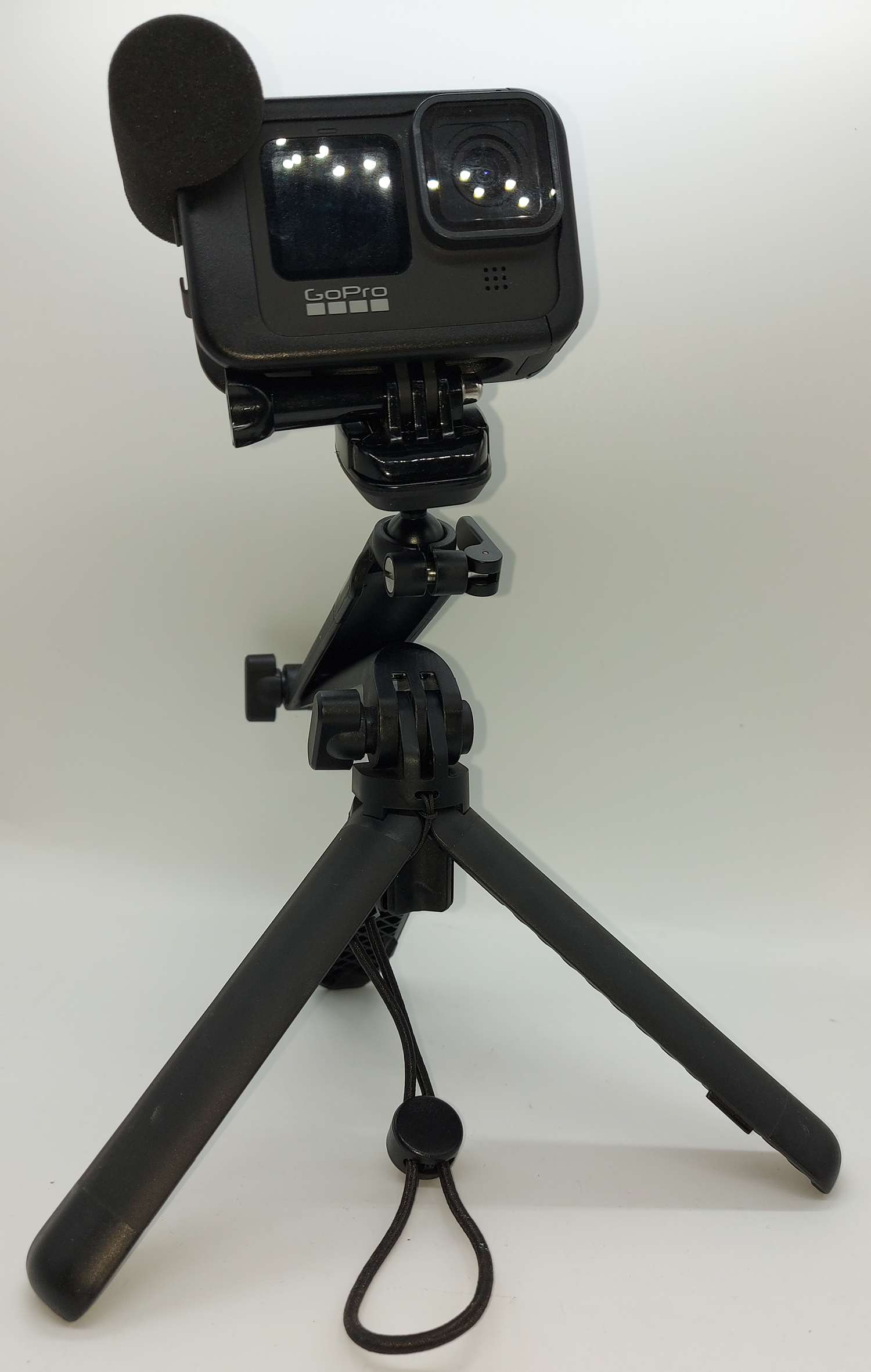 GoPro on tripod