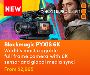 Blackmagic Design PYXIS 6K