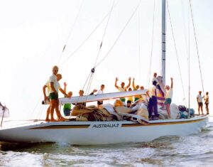 Australia II - Australia winning the America's Cup