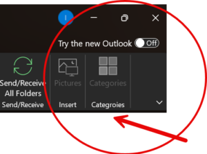 Outlook Ribbon
