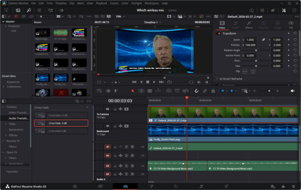 DaVinci Resolve screen shot